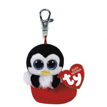 Christmas Earmuffs the Penguin Clip Beanie Boo