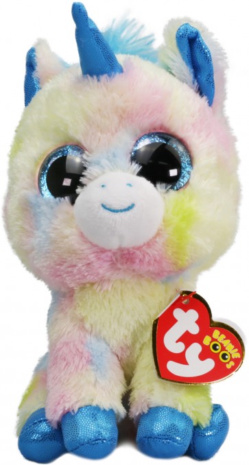 Blitz the Blue Multicoloured Unicorn Medium Beanie Boo