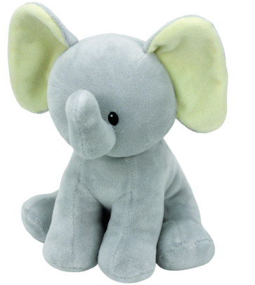 Bubbles the Grey Elephant Baby Ty