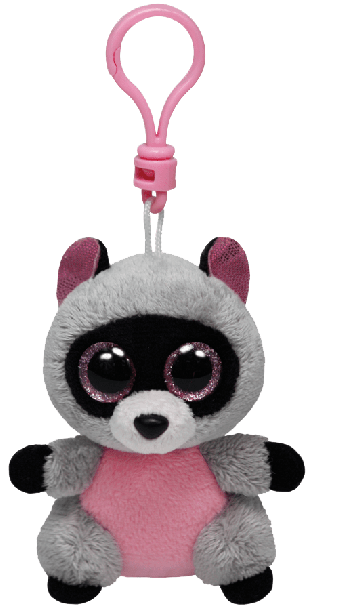 Rocco the Pink & Grey Raccoon (clip)
