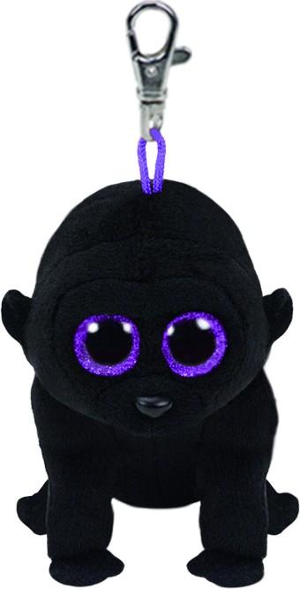 George the Black Gorilla Clip Beanie Boo