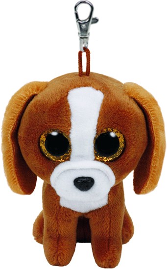 Tala the Brown Dog Clip Beanie Boo