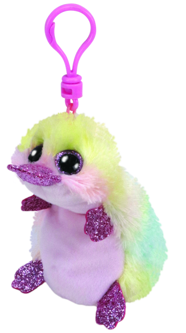 Petunia the Pastel Platypus Clip Beanie Boo