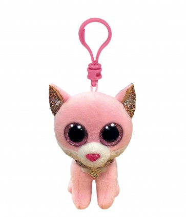 Fiona the Pink Cat Clip Beanie Boo