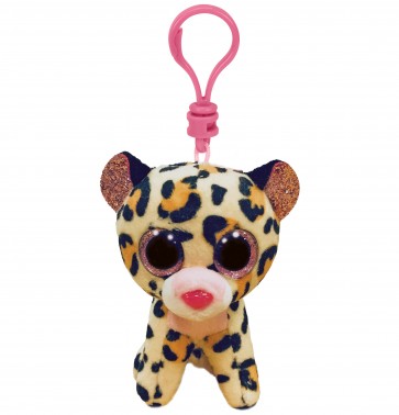 Livvie the Leopard Clip Beanie Boo