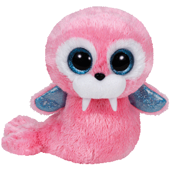 Tusk the Pink Walrus Regular Beanie Boo