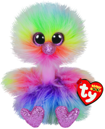 Asha the Pastel Ostrich Regular Beanie Boo