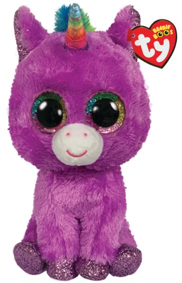 Rosette the Purple Unicorn Regular Beanie Boo