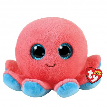 Sheldon the Coral Octopus Regular Beanie Boo