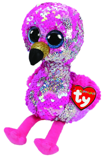 Pinky the Pink Flamingo Medium Flippable