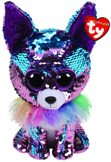 Yappy the Purple Chihuahua Medium Flippable