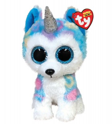 Helena the Husky with Horn Medium Beanie Boo