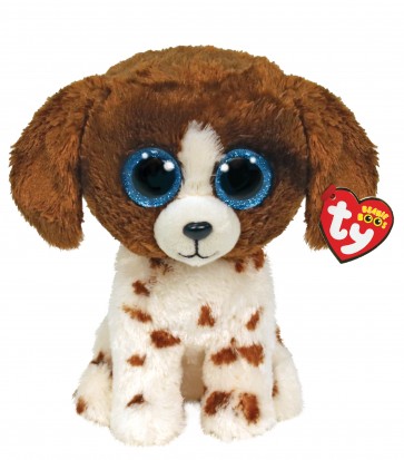 Muddles the Brown and White Dog  Medium Beanie Boo