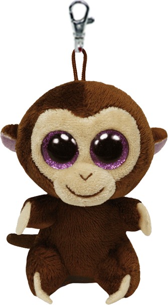 Coconut the Brown Monkey Clip Beanie Boo