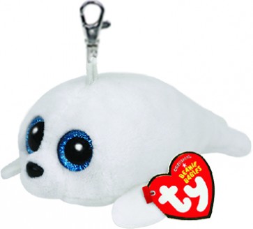 Icy the White Seal Clip Beanie Boo