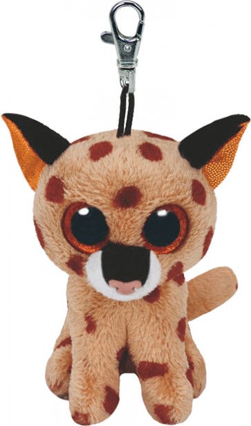 Buckwheat the Brown Lynx Clip Beanie Boo