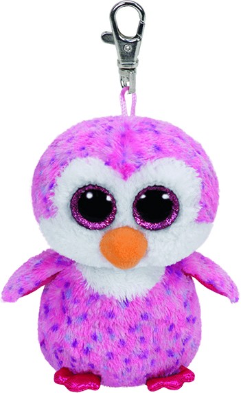 Glider the Pink Penguin Clip Beanie Boo