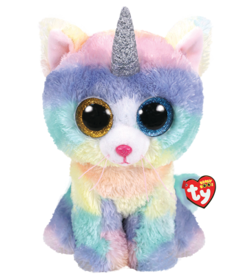 Heather the Cat with Horn Large Beanie Boo