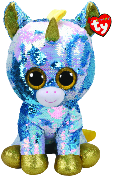 Dazzle the Blue Unicorn Large Flippable