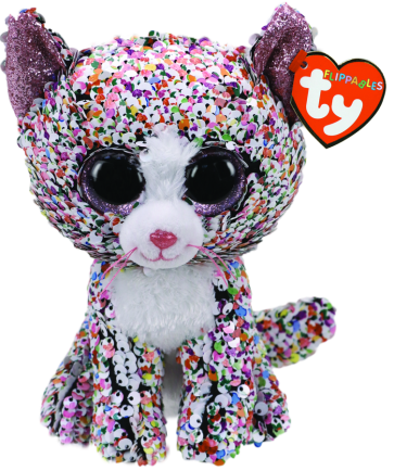 Confetti the Cat Medium Flippable