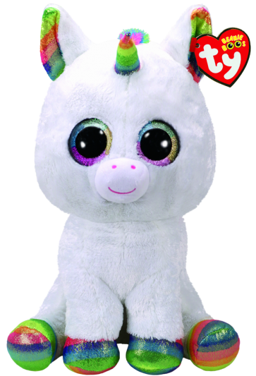 Pixy the White Unicorn Large Beanie Boo