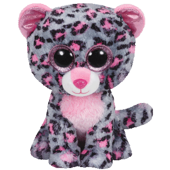 Tasha the Pink & Grey Leopard (medium)