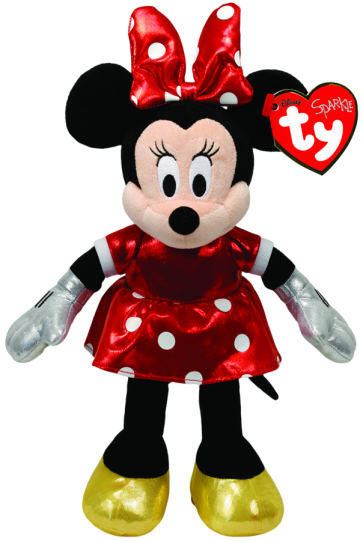 Minnie Mouse Sparkle Beanie Babies