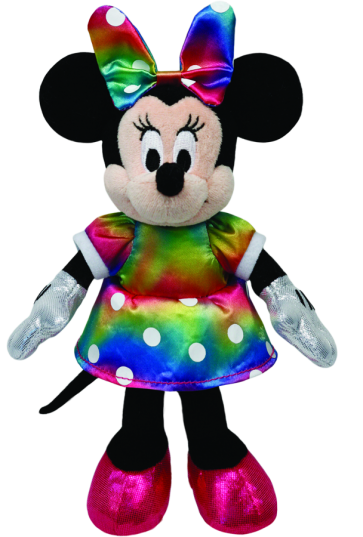 Minnie Mouse Ty Dye Sparkle Beanie Babies