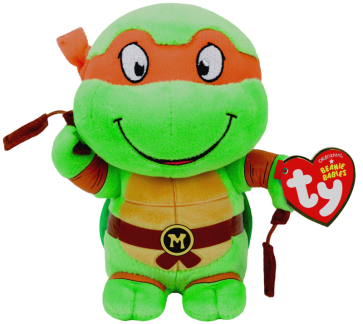 TMNT Michelangelo Regular Beanie Babies