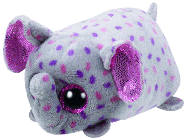 Trunks the Grey & Pink Elephant (Teeny Tys)