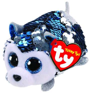 Slush the Blue Dog Sequin Teeny Tys