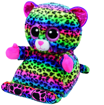 Peek-A-Boo Tablet Holder Lance the Multicoloured Leopard