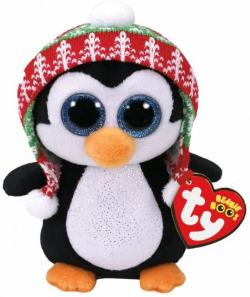 Christmas Penelope the Penguin Regular Beanie Boo