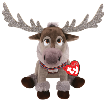 Frozen 2 Sven Reindeer Medium Sparkle Beanie Babies