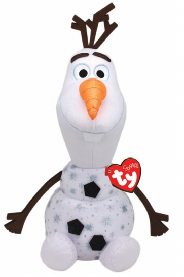 Frozen 2 Olaf Snowman Large Sparkle Beanie Babies