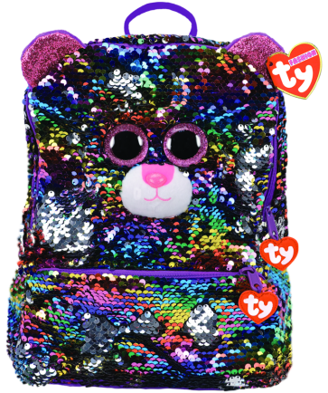 Dotty the Leopard Sequin Backpack