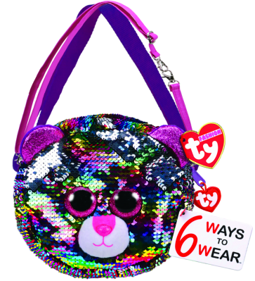 Dotty the Multicoloured Leopard Sequin Purse Ty Fashion