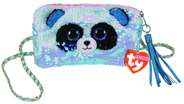 Bamboo the Panda Sequin Square Purse