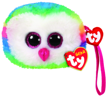 Owen the Multicoloured Owl (wristlet)