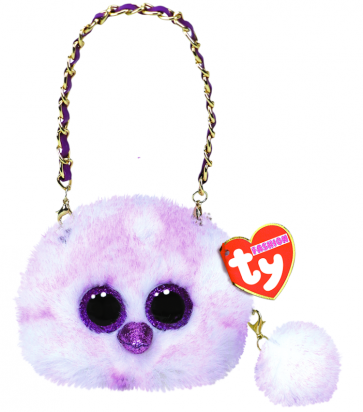 Kenya the Lavender Ostrich Mini Purse