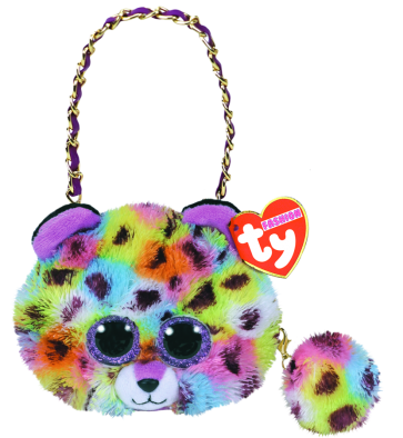 Giselle the muticoloured Leopard Mini Purse