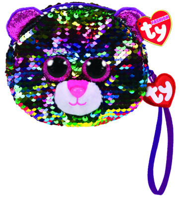 Dotty the Multicoloured Leopard Sequin Wristlet Ty Fashion