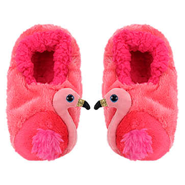 Gilda the Pink Flamingo Slippers Large