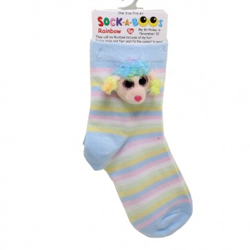 Rainbow the Poodle Sock-A-Boos