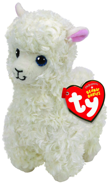 Lily the Cream Llama Medium Beanie Babies