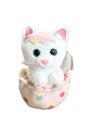 Giggles The Cat in an Easter Egg Regular Beanie Boo