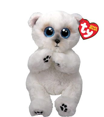 Wuzzy the White Bear Regular Beanie Bellies