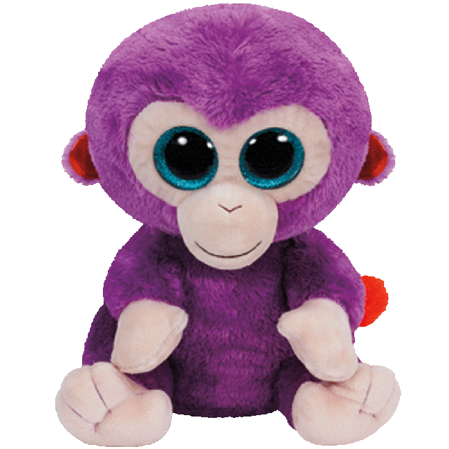 Purple monkey beanie clearance boo