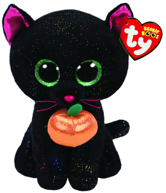 Potion the Cat with Pumpkin Halloween Regular Beanie Boo