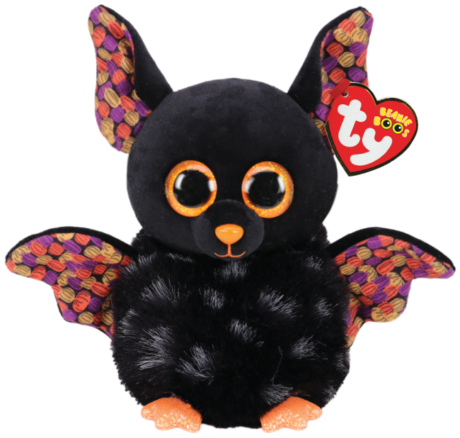 Ty Beanie Boos SPELLBOUND the Cat & OZZY the Bat Halloween Exclusives 6" MWMTS 